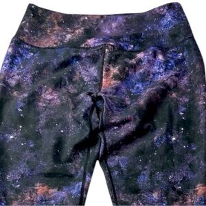 Spyder Active‎ Women’s L Galactic Purple High Rise Leggings Compression Fit